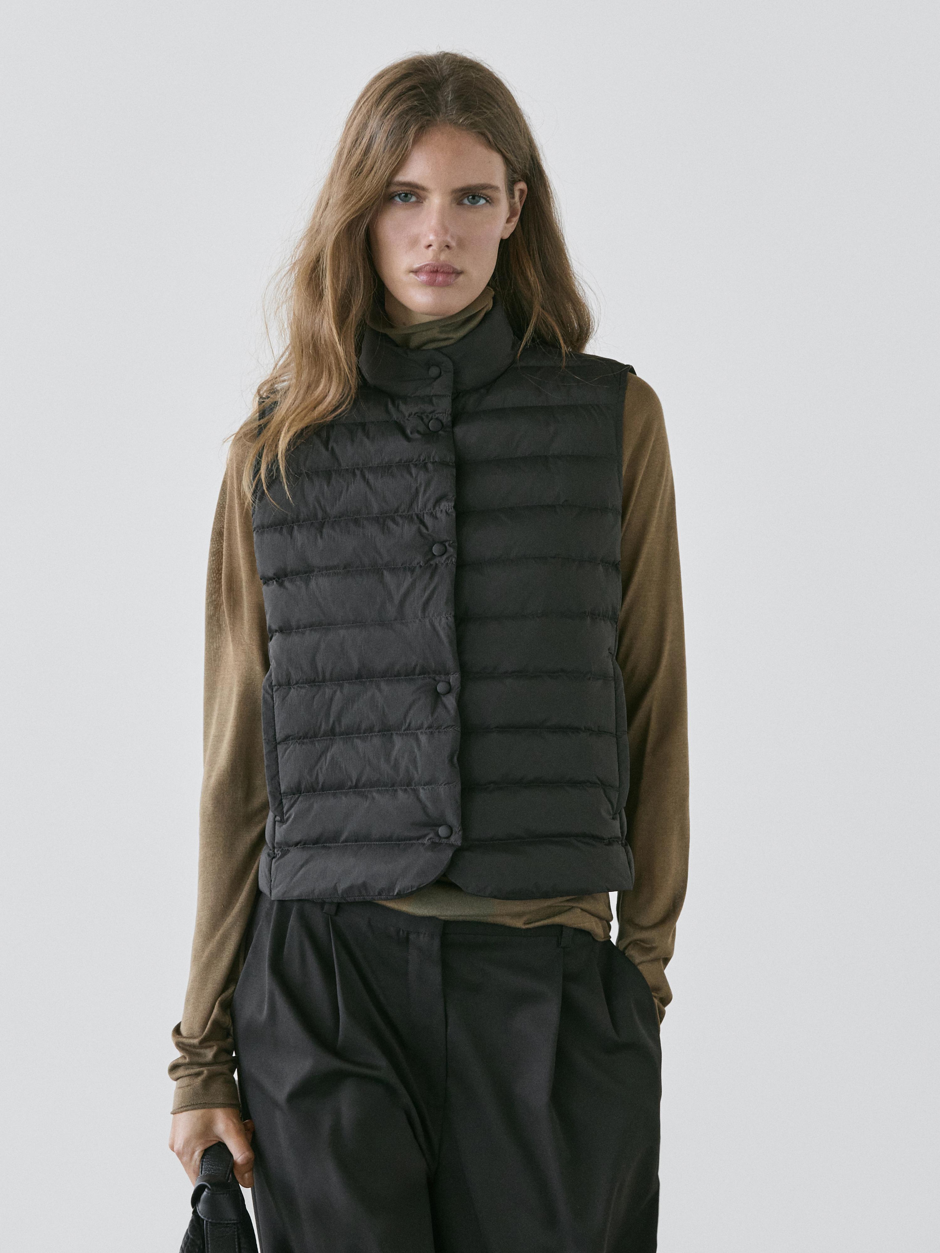 Quilted puffer gilet